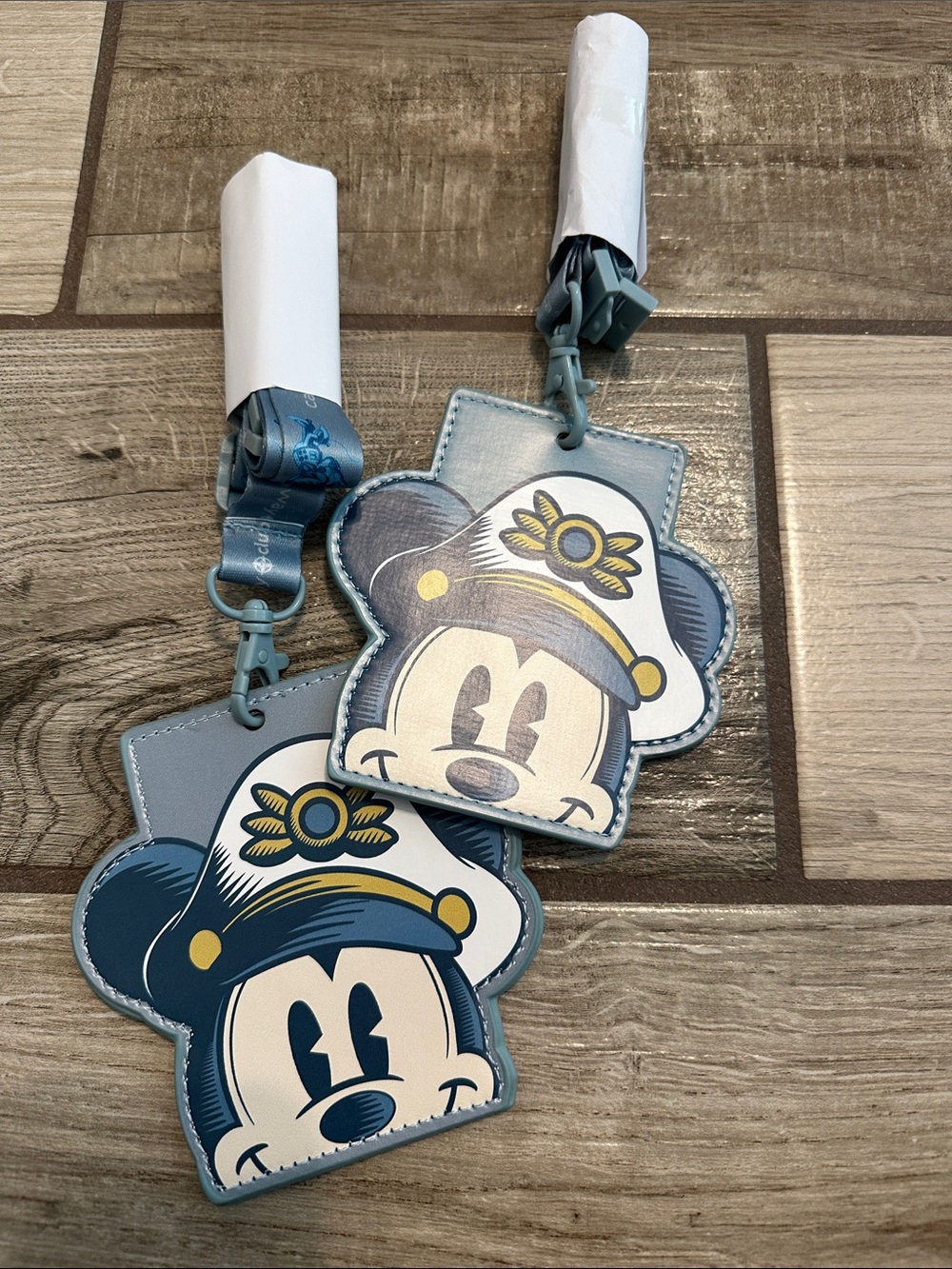 Disney Kids Mickey Mouse Blue Luggage Tag Set
